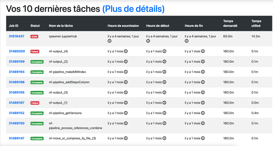 Portail utilisateur 10 dernières tâches.png